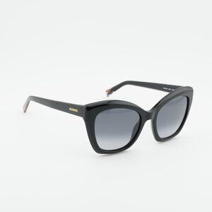 Missoni MIS 0112/S 0807 9O Sunglasses Black Cat Eye Frame, Grey Lenses